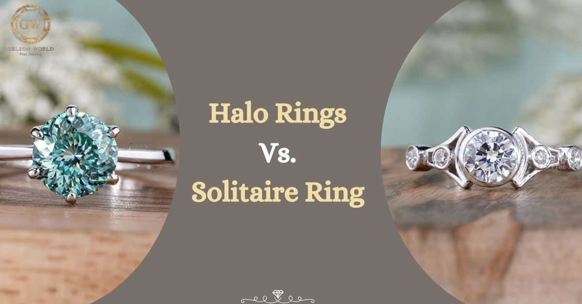 Halo vs. Solitaire Engagement Rings