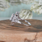 Estate Jewelry Rings, Antique Engagement Rings, Black Baguette Vintage Engagement Ring