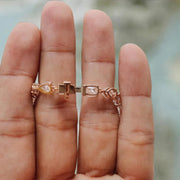 Multi Shape CVD Diamond 14K Solid Gold Tennis Bracelet