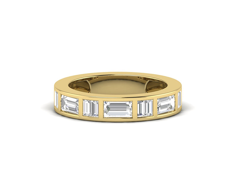 Half Eternity Baguette Wedding Ring