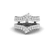 Vintage Enhancer Wedding Ring Band, wrap Guard Band