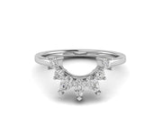 Pear Nesting Curved Wedding Band