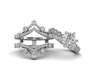 Vintage Bridal Ring Jacket and Engagement Ring