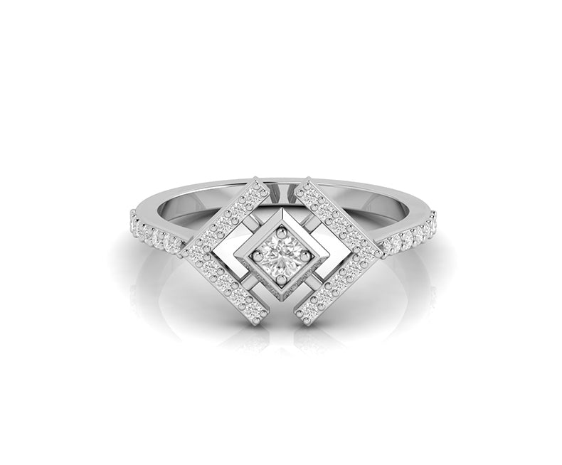 Dainty stackable Engagement Ring 