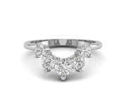 Curved U Shaped Dainty Promise for Her