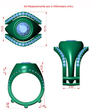 Customizable Ring Enhancer, Aggie ring enhancer, Aggie ring wrap, Aggie ring guard, college ring enhancer Wrap, Round Shape Enhancer
